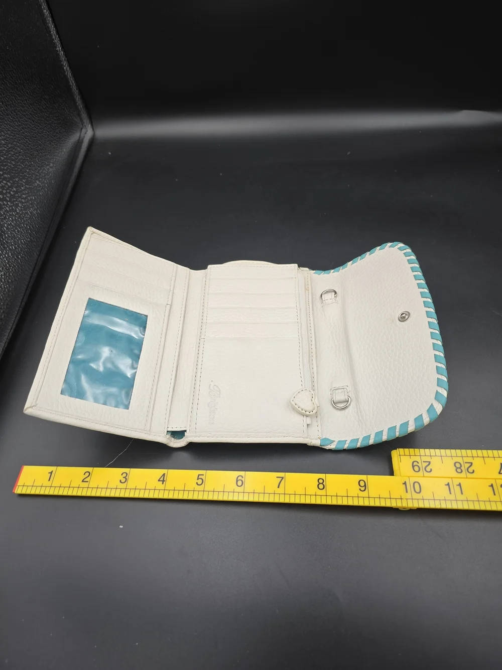 Brighton white leather